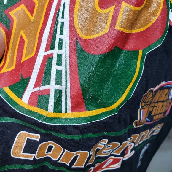 Vintage Deadstock NWT Stacy Stag Womens Purple Eyelet Button Up Shirt Size Large - Picture 4 of 9